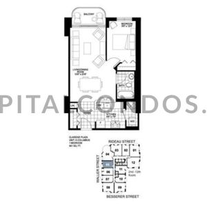 For Lease - 234 Rideau Street Unit# 2402, Lower Town - Sandy Hill, Ontario - Photo 2