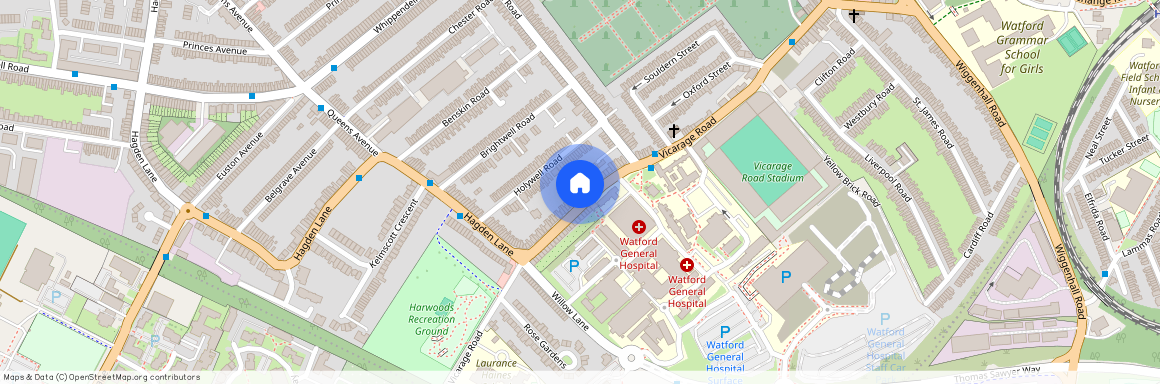 163 Vicarage Road, Watford, WD18 0GN, United Kingdom