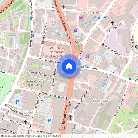 Skinner Lane, Leeds, West Yorkshire, LS7