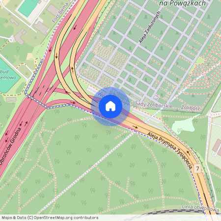 Warszawa, Żoliborz, Warszawa, Aleja, Prymasa, Tysiąclecia