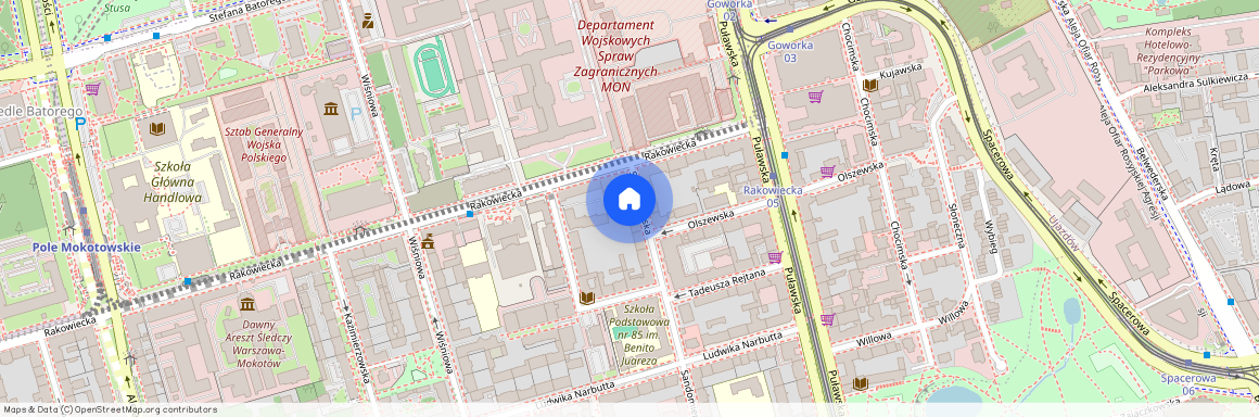 ul. Sandomierska, Stary Mokotów, Mokotów, Warszawa, mazowieckie