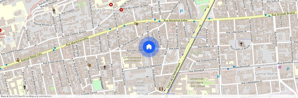 Quartier Danton, rue Jules Tellier, 76600, Le Havre