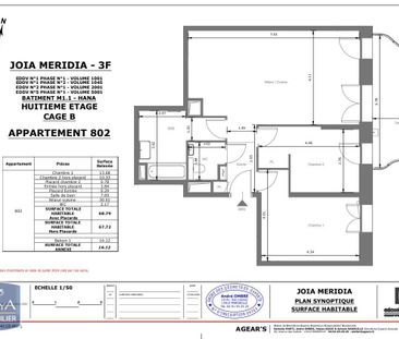 Location Appartement 3 pièces 68m² NICE 06200 - Photo 2