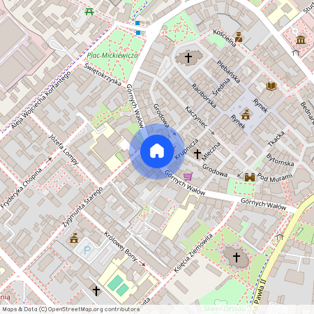 ul. Górnych Wałów, Śródmieście, Gliwice, śląskie