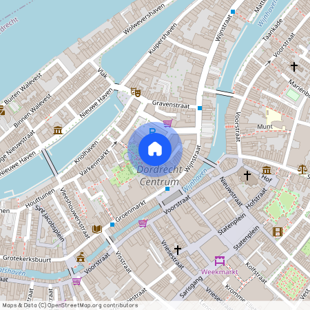 Grote Markt en omgeving, 3311 BB, De Waag, Dordrecht