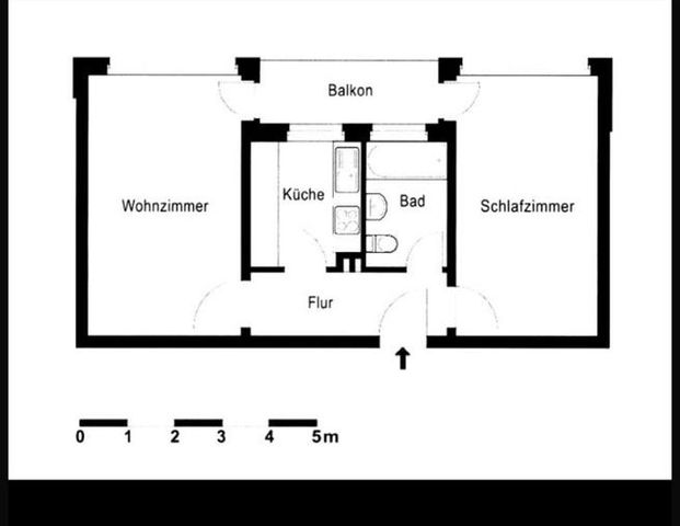 Zwischenmiete schöne gepflegte 2 Zimmer Wohnung zentral in Münste - Photo 1