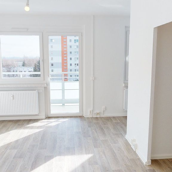 Barrierearme 1-Raum-Wohnung mit Balkon und Einbauküche - Foto 1