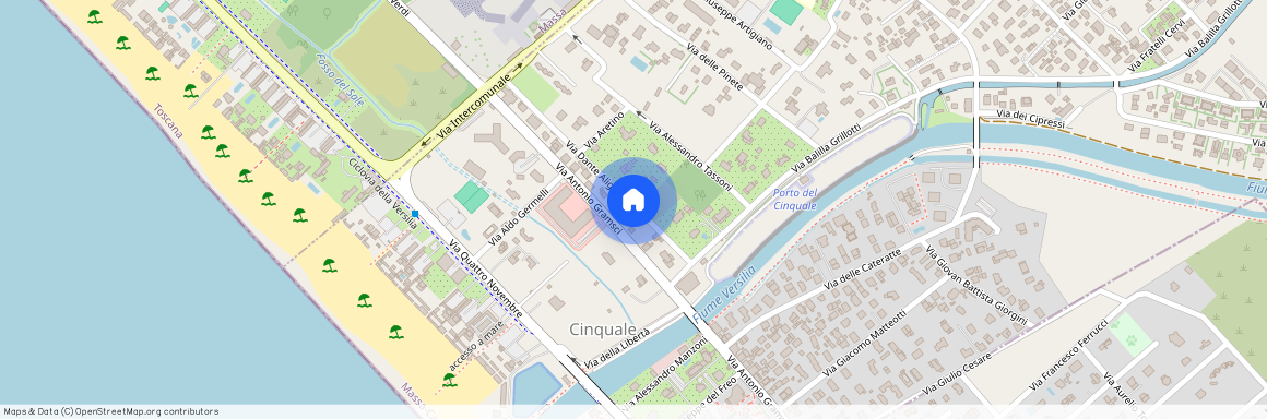 Via Dante Alighieri, 36, Montignoso