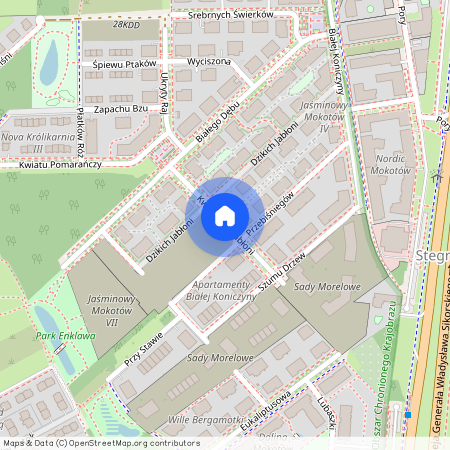 Kwitnących Jabłoni, Stegny, Mokotów, Warszawa, mazowieckie