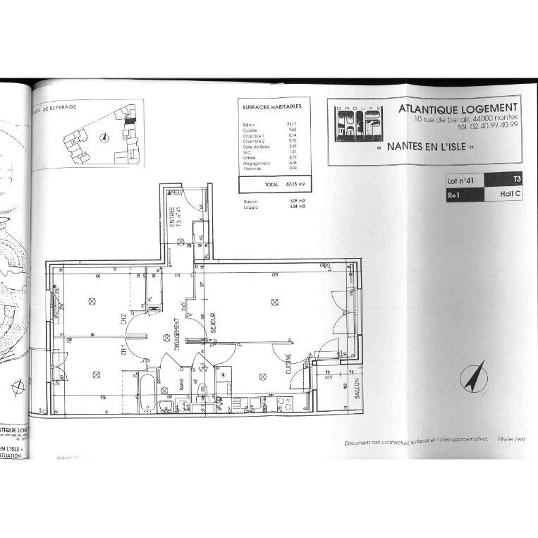 Appt T3 De 67.39 M² - Photo 1