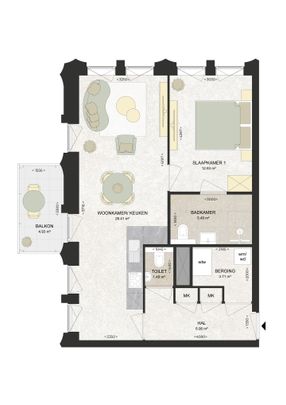 Appartement te huur: Kennedylaan 206 2035 TR Haarlem - Photo 1