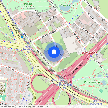 Krzemieniecka, Marymont-Kaskada, Bielany, Warszawa, mazowieckie