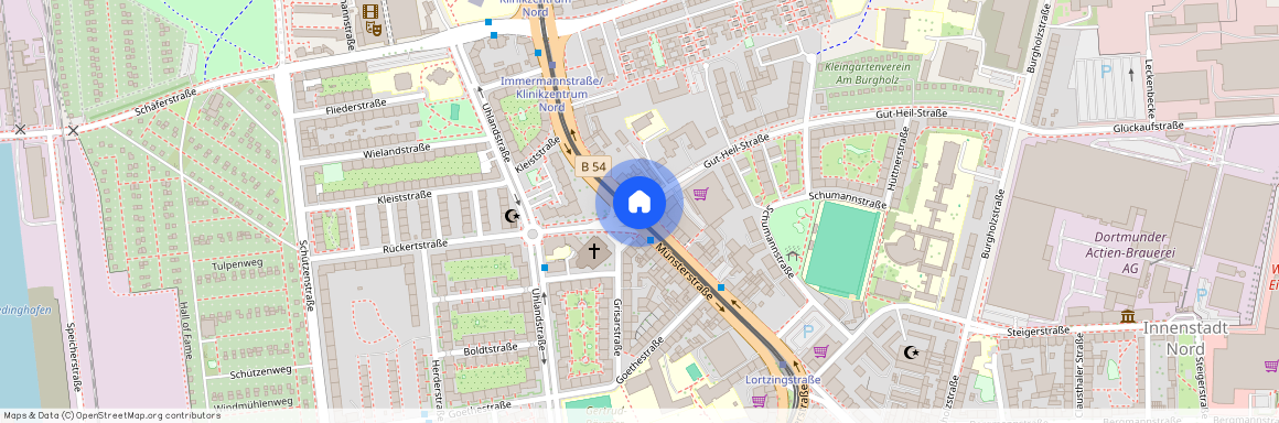 Münsterstraße, 44145 Dortmund - Innenstadt-Nord