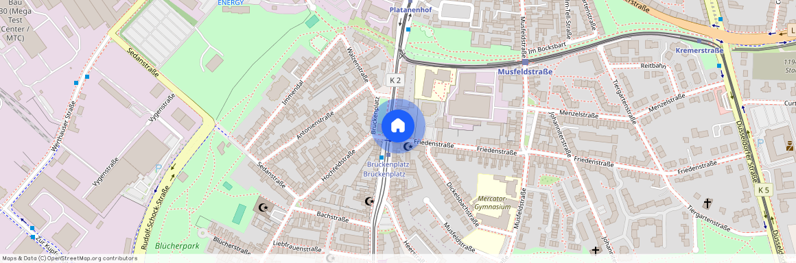 Friedenstraße 1, 47053 Duisburg - Duisburg-Mitte