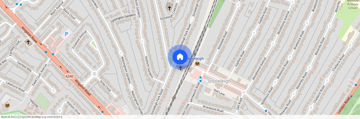 Station Approach, Epsom, Surrey. KT19