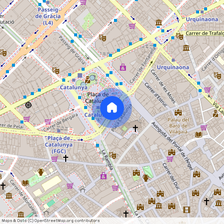 Plaça de Catalunya, Barcelona, Catalonia 08002