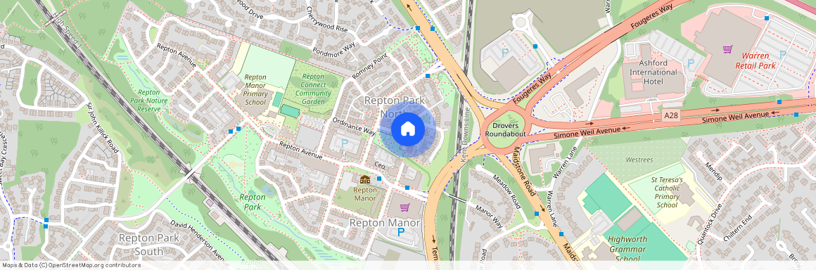 Brigadier Gardens Ashford TN23