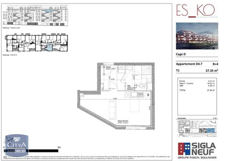 Location Appartement 1 pièce 26m² VALENCIENNES 59300 - Photo 3