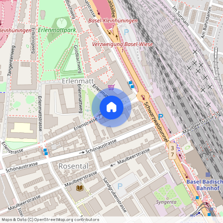 4058, Basel, Erlenstrasse