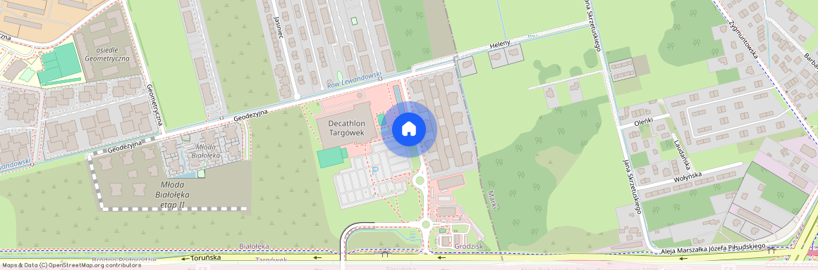 Lewandów Leśny, Geodezyjna, Grodzisk, Białołęka, Warszawa, mazowieckie