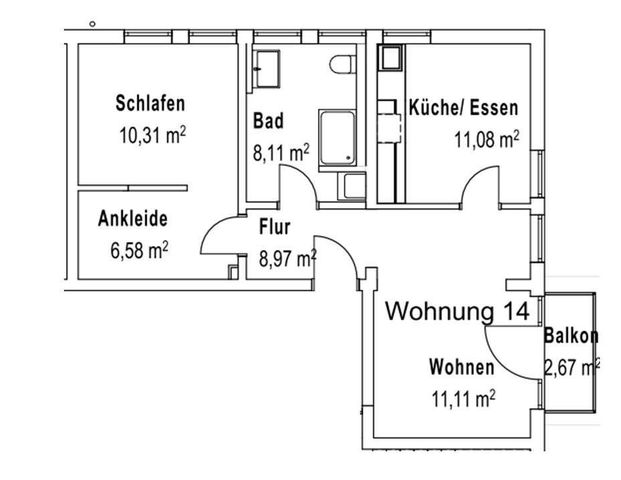 2-Zimmer-Wohnung mit Balkon auf dem Laurentiusberg - Photo 1