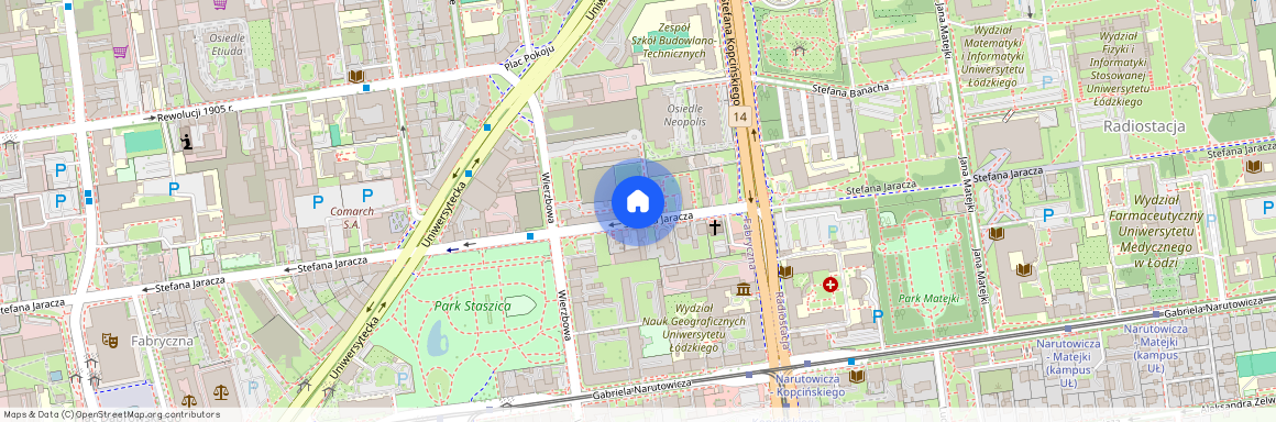 ul. Stefana Jaracza, Fabryczna, Śródmieście, Łódź, łódzkie