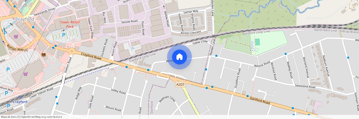 Whitehill Road Dartford DA1