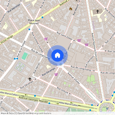 4 pièces meublé de standing - Rue des Belles Feuilles 75016 Paris, Paris 16Ème