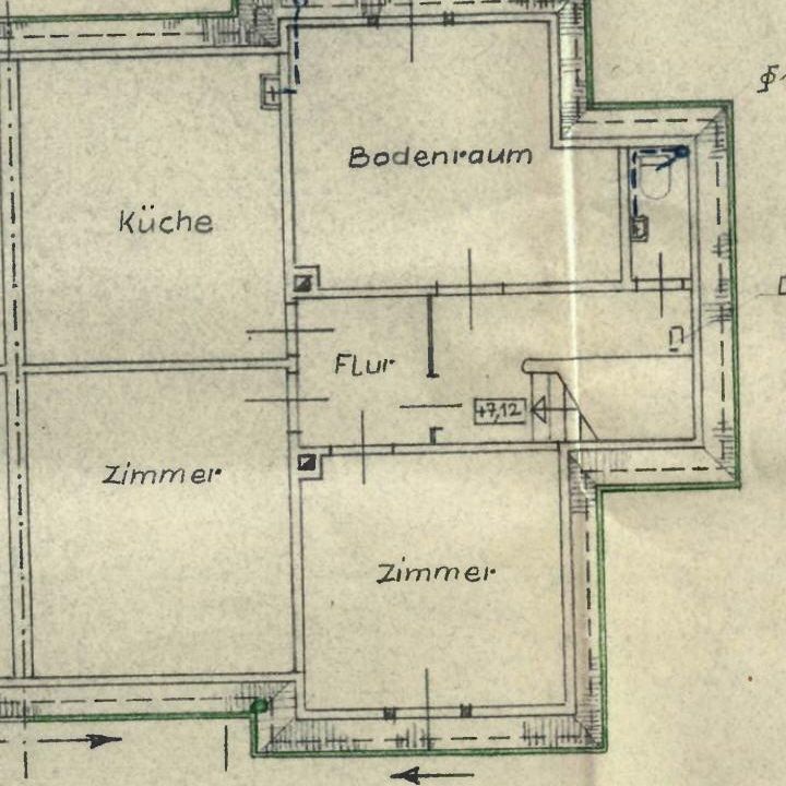 Ideal für WG! Attraktive 2-Zimmer-Wohnung in zentraler Uni-Lage - Photo 1