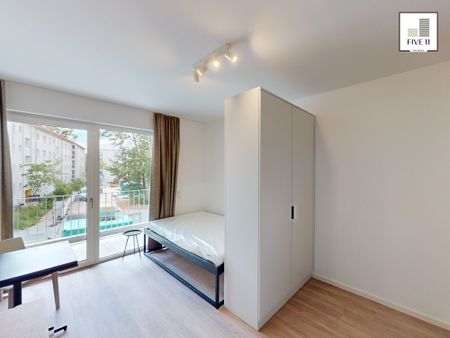 Erstbezug: Möbliertes 1-Zimmer-Apartment mit Balkon in Erlangen - Photo 5