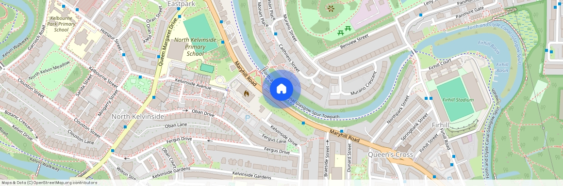 Forth and Clyde Canal Glasgow Spur Towpath, Queen's Cross, Glasgow, G20 7TY, United Kingdom