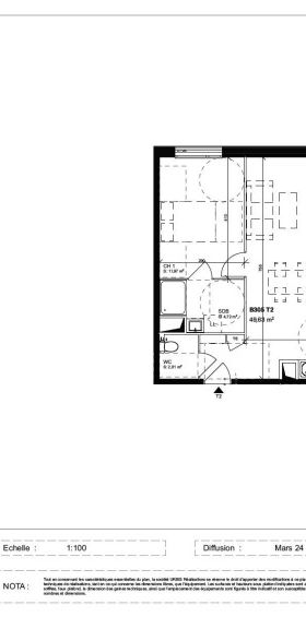 Location Appartement 2 pièces 49m² BLAGNAC 31700 - Photo 2