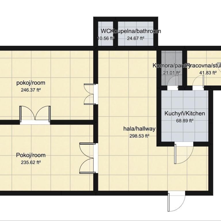 Pronájem bytu 2+1 80 m2 - Fotografie 1