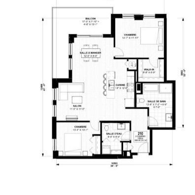 2 CH - 1 SDB - Gatineau - $3,500 /mo - Photo 4