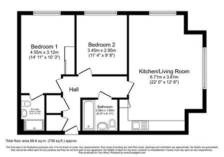 2 bedroom flat to rent - Photo 4