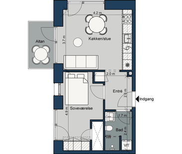 Østre Havnepark 19, 4. lejl. 2 - Foto 1 | Rentumo