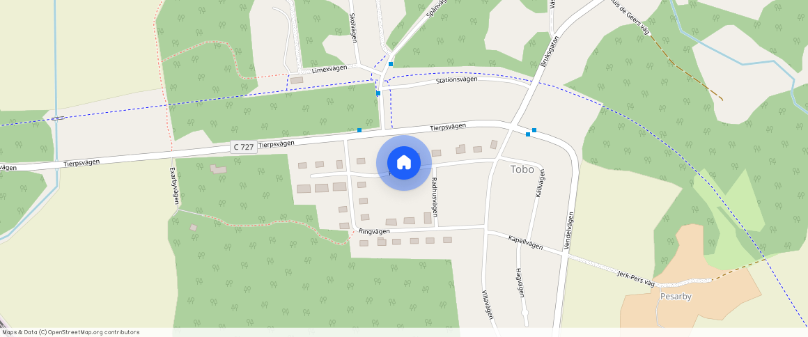 Parkvägen, Tobo