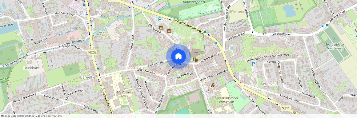 Kerkplein, 2, 3, 1850, Grimbergen