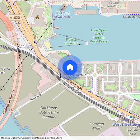 Western Beach, Hanover Avenue, Royal Victoria Docks, London, E16
