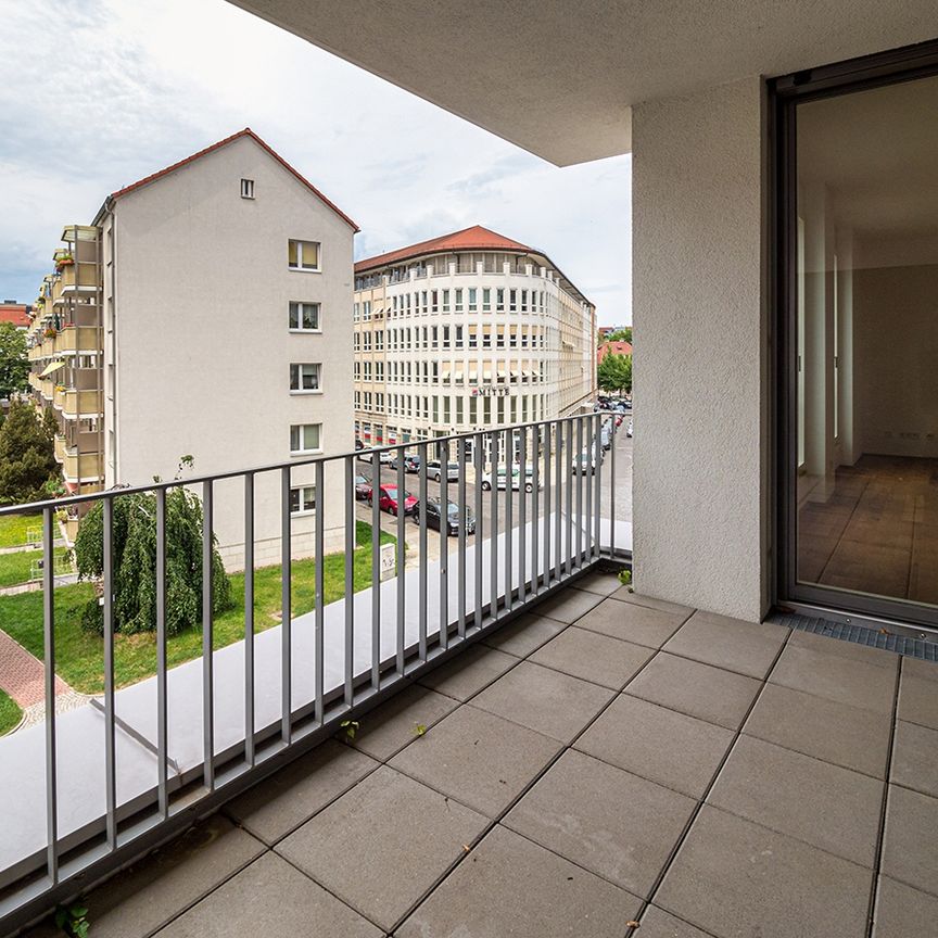 Komfortable Neubauwohnung in TOP-Citylage. Mit Balkon, EBK, Parkett und Fußbodenheizung. - Photo 1