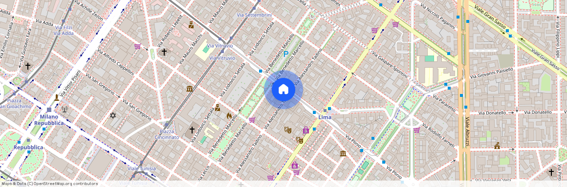 Via Vitruvio 9 Buenos Aires Buenos Aires, Porta Venezia Milano