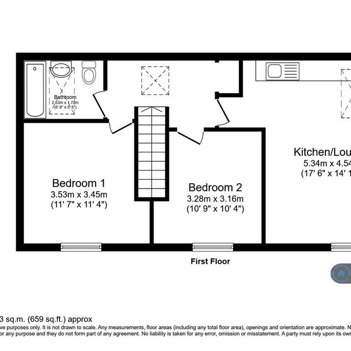 2 bedroom maisonette to rent - Photo 1