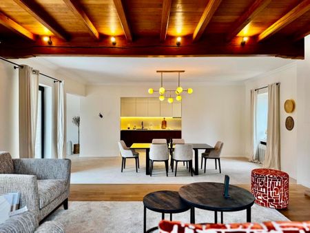 Opmerkelijk, gemeubeld en volledig uitgerust dakappartement met 4 slaapkamers en immens leefterras te huur - Foto 3