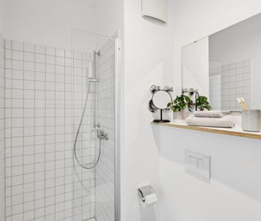 Modernes, möbliertes Apartment mit Balkon, Gym & Co-Working - Photo 1