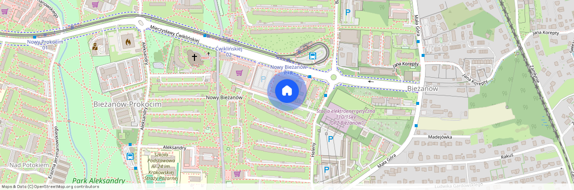 ul. Heleny, Bieżanów, Bieżanów-Prokocim, Kraków, małopolskie