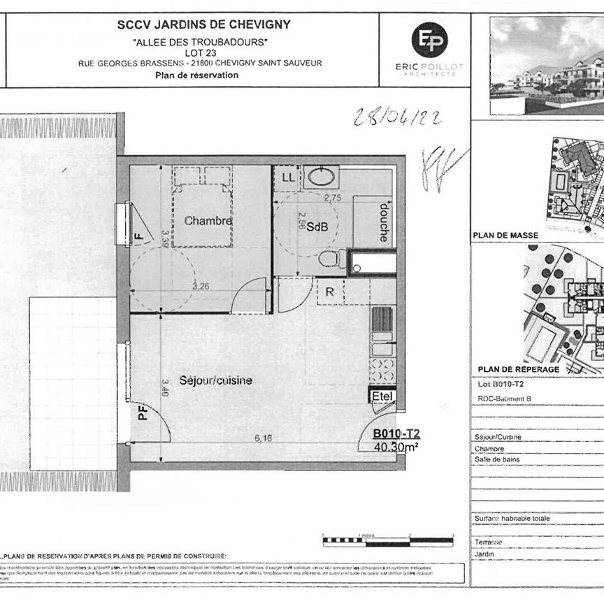 Location Appartement 2 pièces 40m² - Photo 1