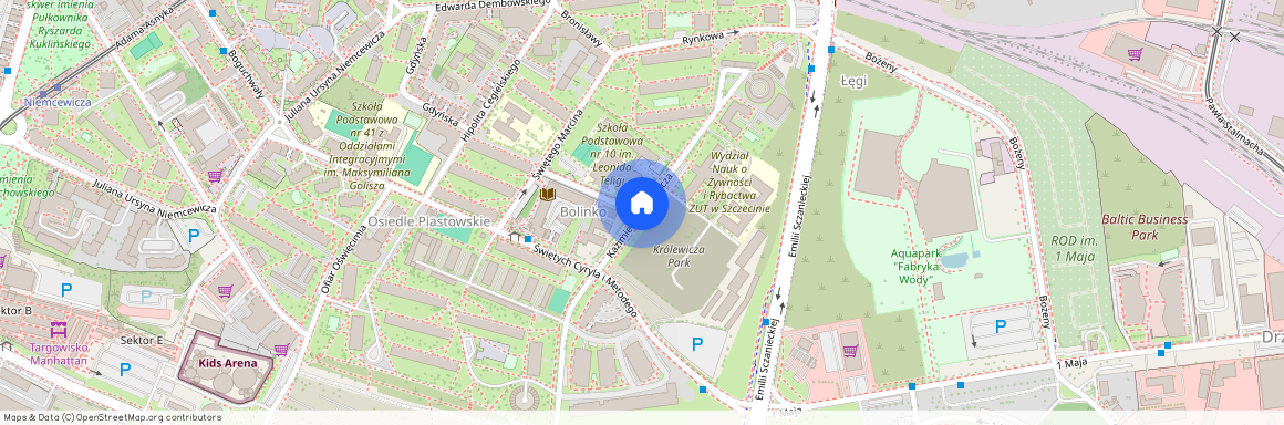 Niebuszewo, ul. Kazimierza Królewicza, Szczecin