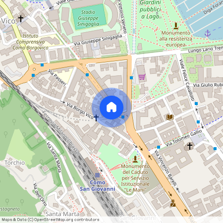 Toscano, Provincia di Como, Como, Casa, Viale Masia 25