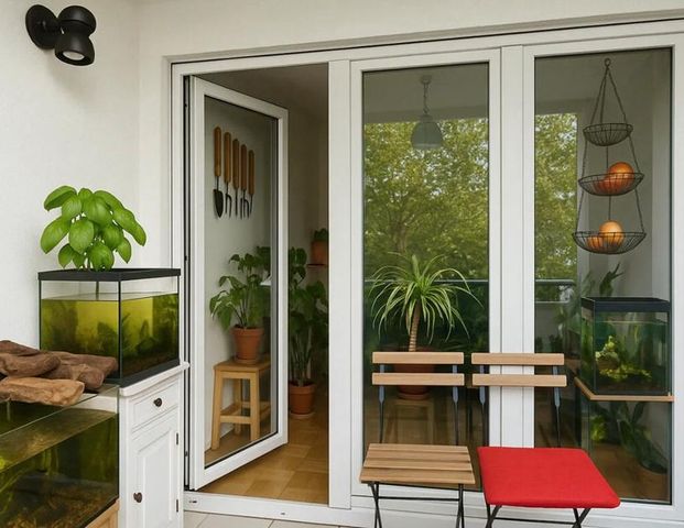 Helle 2 Zimmer Wohnung mit Balkon, EBK, Garten und TG Stellplatz - Foto 1