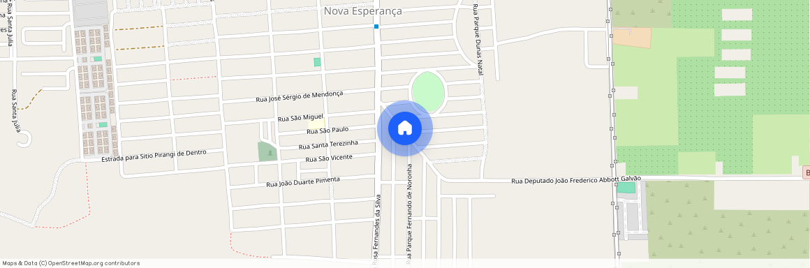 Rua Deputado João Frederico Abott Galvão, Nova Esperança, Parnamirim, RN, 59143705